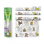 Nappes à colorier Pexi - Zoo sensationnel