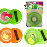 jeu de capture avec balle à scratch fruits 18 cm, 3 modèles