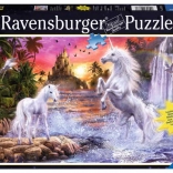 Puzzle Ravensburger Licornes au Bord de la Rivière 500 pièces
