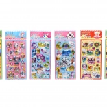 Autocollants lumineux 10 × 22 cm, assortiment de motifs