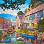 Puzzle Gibsons Thé sur la rivière 500 pièces