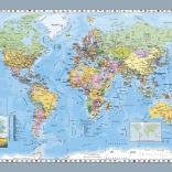 Puzzle Dino carte politique du monde, 1000 pièces