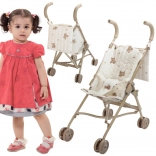 Woopie poussette pour poupées avec motif oursons