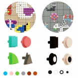 Éléments géométriques Masterkidz pour tableau STEM – 256 pcs