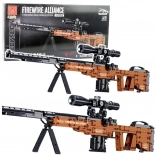 Jeu de construction fusil de précision AWM avec fonction de tir 1594 pièces