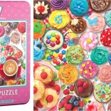 Puzzle en boîte métallique Fête des Cupcakes 1000 pièces EUROGRAPHICS