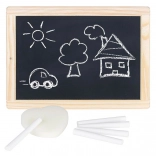Tableau noir réversible Goki avec craies