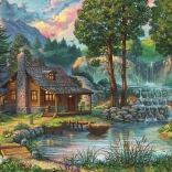 Puzzle Maison de Conte de Fées 1000 pièces