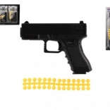 Pistolet pour enfants à billes souples 10 cm avec munitions