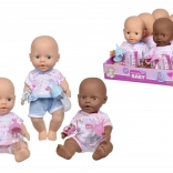 Poupée Nouveau-Né - boit et fait pipi 30 cm