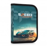 Trousse scolaire à un seul étage avec motif voiture Oxybag