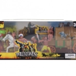 Set indien avec cheval et chariot – jouet en plastique