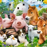 Puzzle maxi pour enfants – FARM FRIENDS, 40 pièces, CASTORLAND