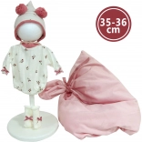 Tenue pour poupée New Born 35–36 cm avec couverture et accessoires