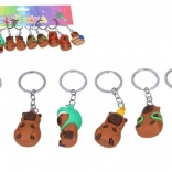 Porte-clés Capybara mélange de couleurs 10cm
