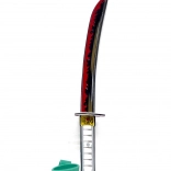 Épée en mousse rouge Démon – accessoire de carnaval pour enfants, sûr