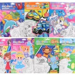 Set de coloriages avec feutres