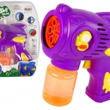 Pistolet à bulles violet pour enfants