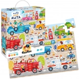 CzuCzu moto puzzle Voitures – grand puzzle pour enfants