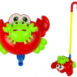 Bouton à tige crabe rouge avec son de clochette