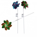 Moulin à vent scintillant et coloré pour enfants et décoration