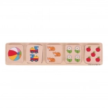 Puzzle d’encastrement en bois pour apprendre à compter Bigjigs Toys