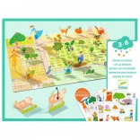 Autocollants repositionnables Ferme DJECO