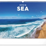 Calendrier mural Mer 2026