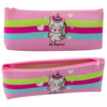 Trousse scolaire Licorne Rose Pastel