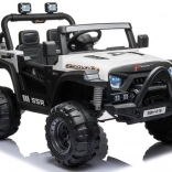 Voiture électrique pour enfants blanche