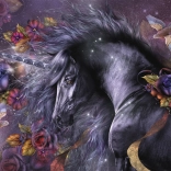 Puzzle Rose bleue 1000 pièces