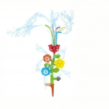 Fleur arroseuse de jardin