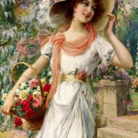 Puzzle Emile Vernon Jardin fleuri 1000 pièces