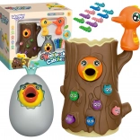 Jeu magnétique pour enfants Attrape le Ver 3‑en‑1 avec superbe tirelire et œuf culbuto WOOPIE