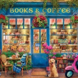 Puzzle EUROGRAPHICS Livres et café 1000 pièces