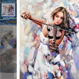 Norimpex peinture diamant violoniste 30x40 cm
