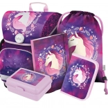 Ensemble scolaire BAAGL Cheval : cartable, trousse, sac, chemises, boîte