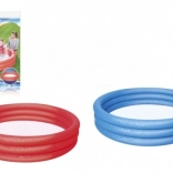 Piscine gonflable pour enfants rouge 152x30 cm Bestway avec rustine de réparation