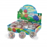 Balle anti-stress avec remplissage de billes