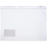 Dossier avec fermeture éclair 29x21,5 cm Transparent