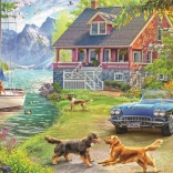 Puzzle Ravensburger Été au bord du lac 200 pièces