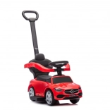 Porteur pousseur Mercedes 3-en-1 rouge