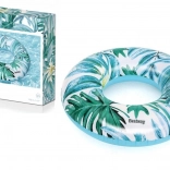 Bestway bouée gonflable avec motif tropical 119 cm – Bleu