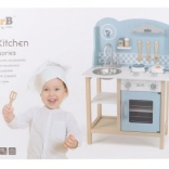 VIGA PolarB cuisine en bois avec accessoires – bleu