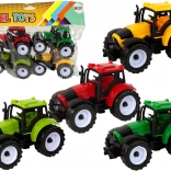 Ensemble coloré de tracteurs agricoles - 4 pièces