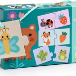 Djeco Eduludo puzzle duo – couleurs