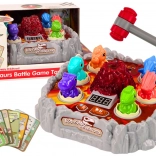 Jeu d’adresse Dinosaures avec volcan fumant, lumières et sons