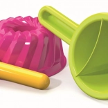 Set de sable Androni avec entonnoir décoratif, 3 pièces