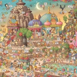 Puzzle Pays du yoga 1500 pièces HEYE
