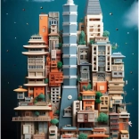 Puzzle Taipei 1000 pièces